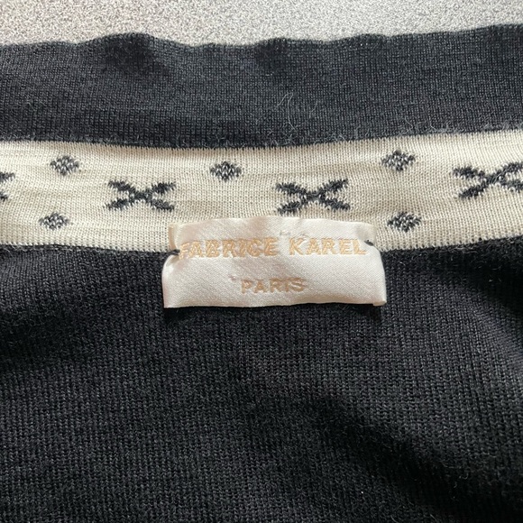 Vintage Fabrice Karel Black Open Cocoon Sweater - Picture 6 of 10